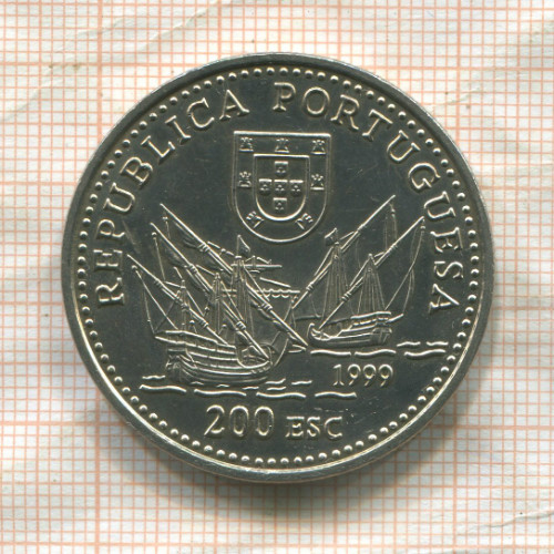 200 эскудо. Пртугалия 1999г