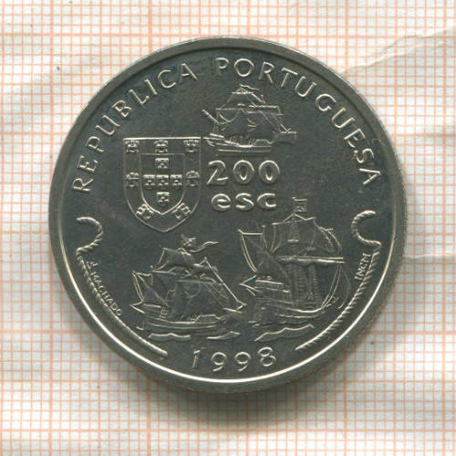 200 эскудо. Пртугалия 1998г