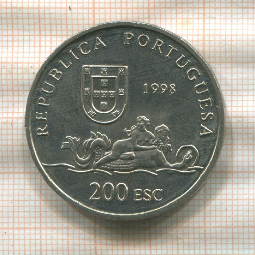 200 эскудо. Пртугалия 1998г