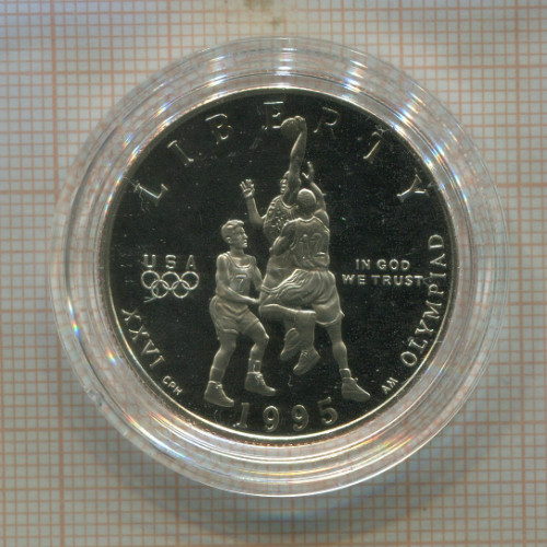 1/2 доллара. США 1995г