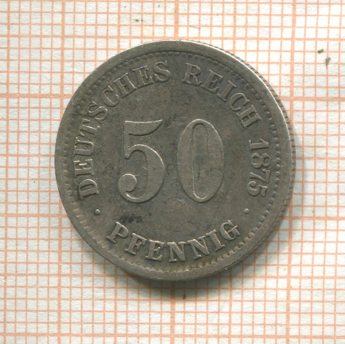 50 пфеннигов. Германия 1975г