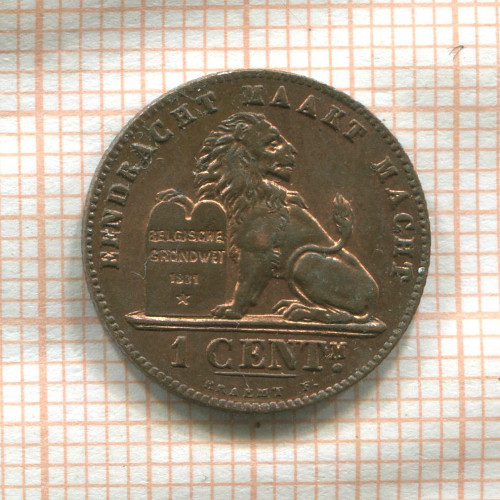 1 сантим. Бельгия 1894г