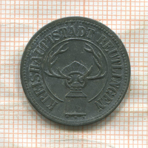 Нотгельд. 50 пфеннигов. Германия. Ройтлинген