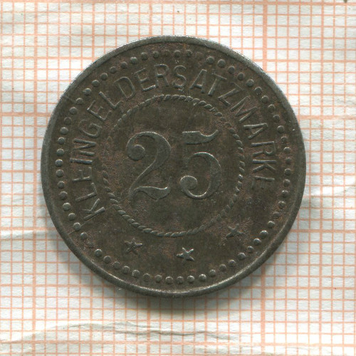 Нотгельд. 25 пфеннигов. Германия. Эпе (Вестфалия)