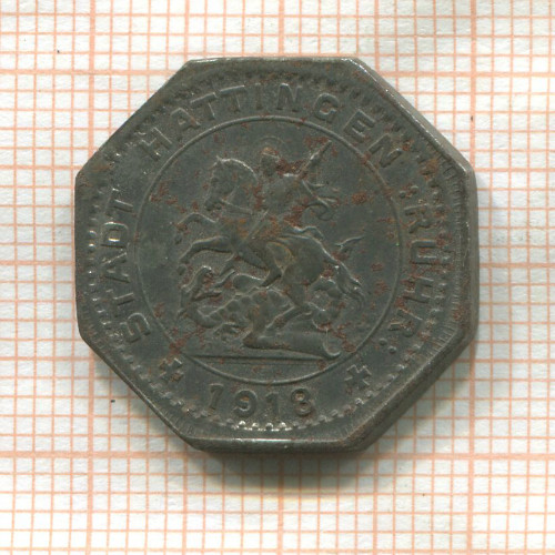 Нотгельд. 25 пфеннигов. Германия. Хаттинген