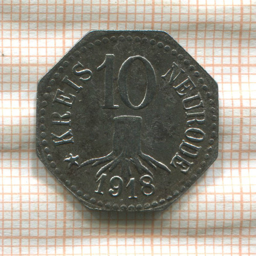 Нотгельд. 10 пфеннигов. Германия. Нойроде