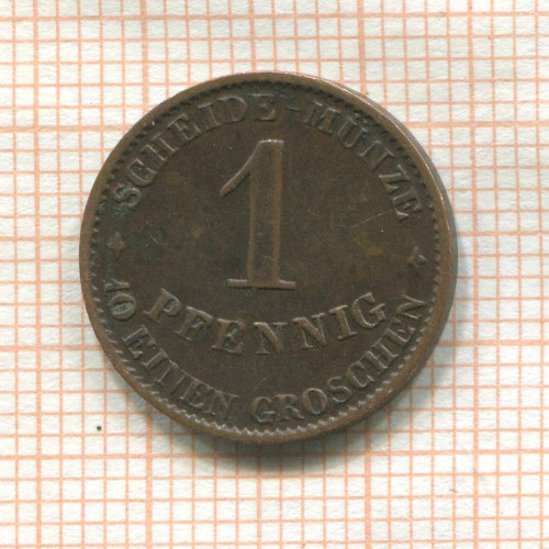 1 пфенниг. Саксен-Кобург-Гота 1856г