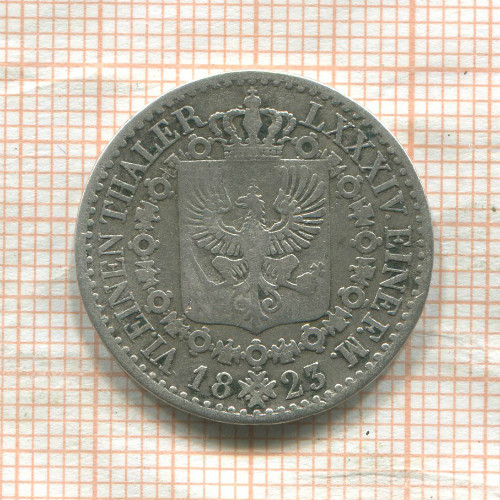 1/6 талера. Пруссия 1823г