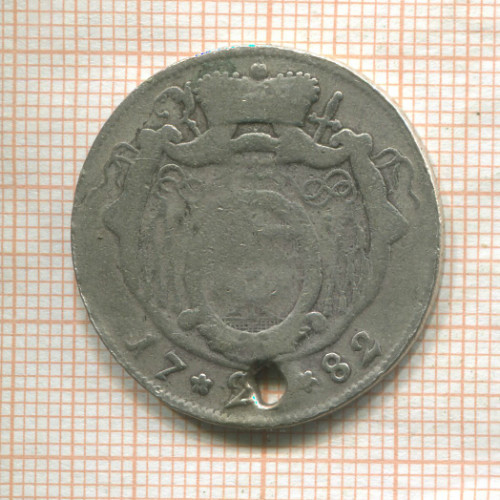 20 крейцеров. Зальцбург 1782г
