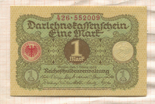1 марка. Германия 1920г