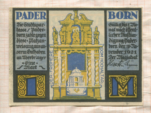 1 марка. Германия 1921г