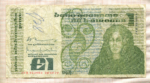 1 фунт. Ирландия