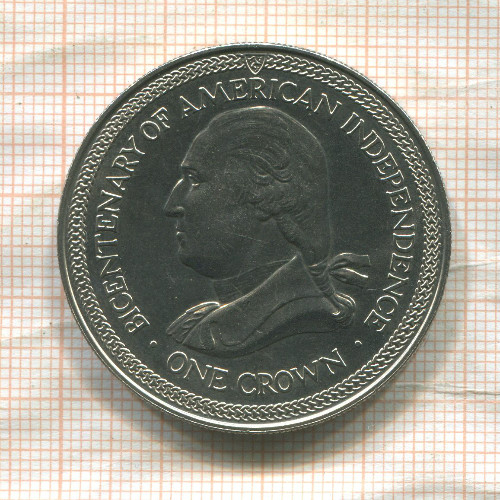 1 крона. Остров Мэн 1976г