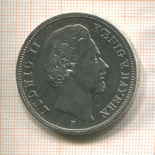 5 марок. Бавария 1876г