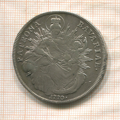 1 талер. Бавария 1770г