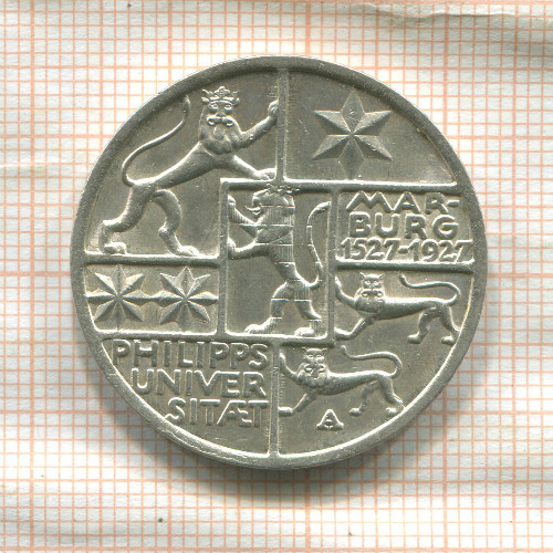 3 марки. Германия 1927г