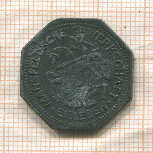 Нотгельд. 50 пфеннигов. Германия. Айслебен