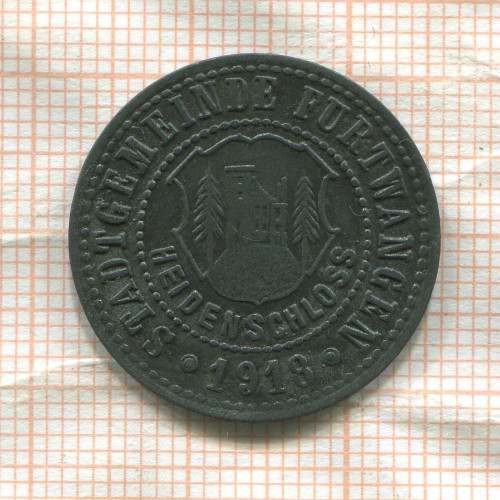 Нотгельд. 50 пфеннигов. Германия. Фюртванген