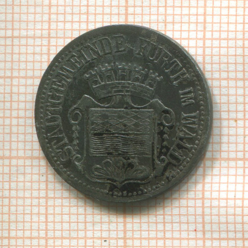 Нотгельд. 50 пфеннигов. Германия. Фурт