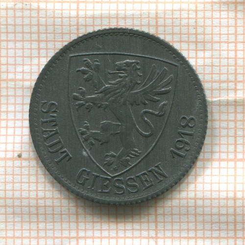 Нотгельд. 50 пфеннигов. Германия. Гисен