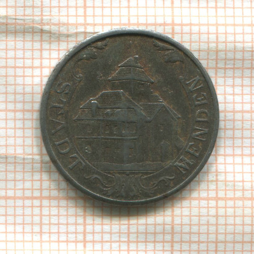 Нотгельд. 10 пфеннигов. Германия. Менден
