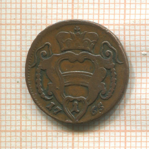 1 крейцер. Австрия 1765г