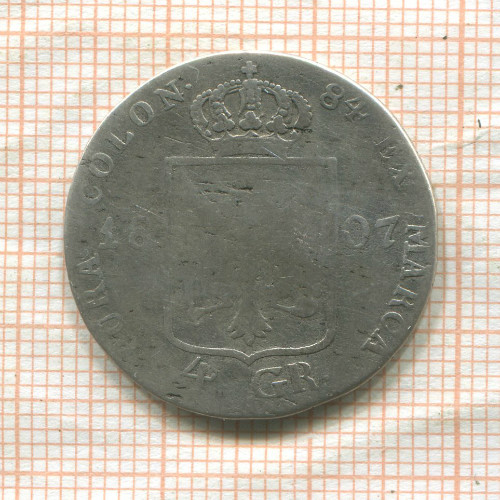 4 гроша. Пруссия 1807г