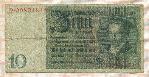 10 марок. Германия 1929г