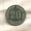 20 пфеннигов. Германия 1874г