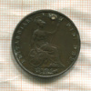 1/2 пенни. Великобритания 1854г