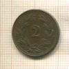 2 раппена. Швейцария 1912г