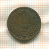 1 крейцер. Венгрия 1888г