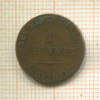 1 пфенниг. Анхальт 1839г