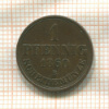 1 пфенниг. Ганновер 1860г