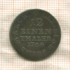 1/12 талера. Саксония 1764г