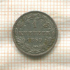 1 крейцер. Вюртемберг 1869г