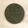 1/24 талера. Пруссия 1782г