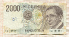 2000 лир. Италия 1990г