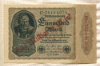 1000000000 марок. Германия 1923г
