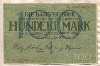 100 марок. Германия 1918г