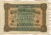 1000000 марок. Германия 1923г