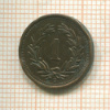 1 раппен. Швейцария 1880г