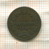 1 сентесимо. Италия 1862г