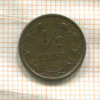 1/2 цента. Нидерланды 1884г