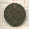 3 крейцера. Австрия 1800г